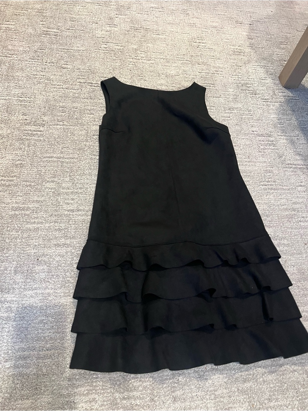 Bailey 44 Black Sleeveless Dress with Ruffle Hem